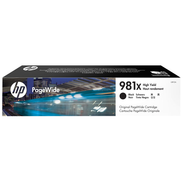 HP Tintenpatrone Originalzubehör 981X ca. 11.000 Seiten schwarz 194ml