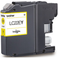 Brother Tintenpatrone Originalzubehör LC-22EY XL ca....