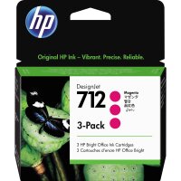 HP Tintenpatrone Originalzubehör 712 magenta 3 x...