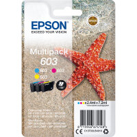 Epson Tintenpatrone Originalzubehör 603 ca. 3 x 150...