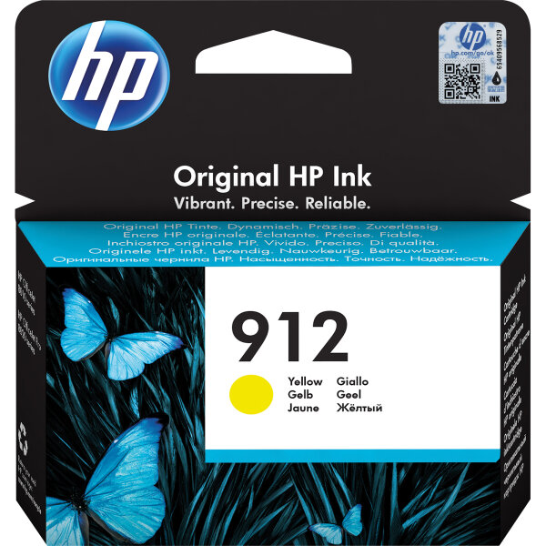 HP Tintenpatrone Originalzubehör 912 ca. 315 Seiten gelb 2,93ml