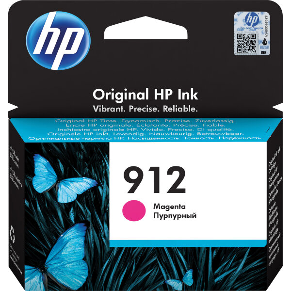 HP Tintenpatrone Originalzubehör 912 ca. 315 Seiten magenta 2,93ml