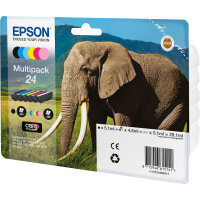 Epson Tintenpatrone Originalzubehör 24 schwarz,...