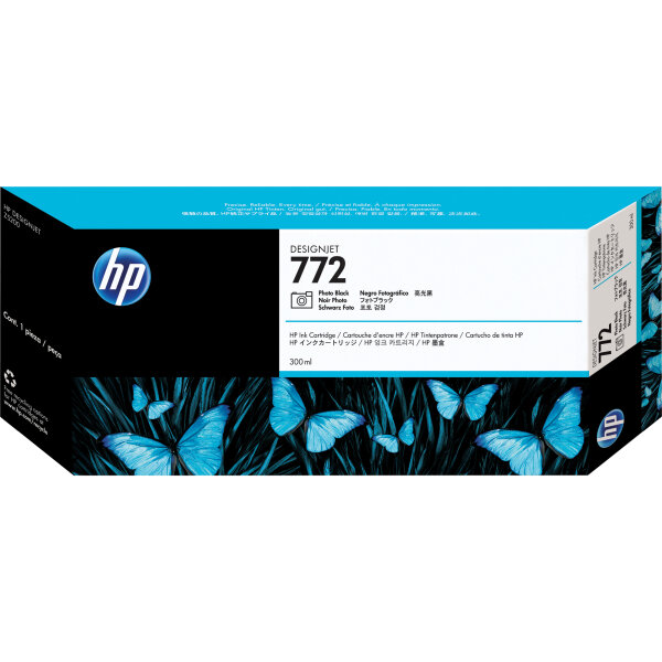 HP Tintenpatrone Originalzubehör 772 fotoschwarz 300ml
