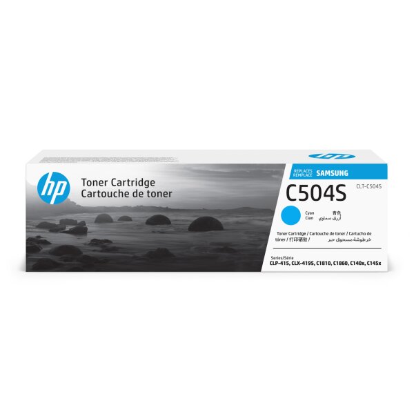 HP Toner Originalzubehör CLT-C504S ca. 1.800 Seiten cyan