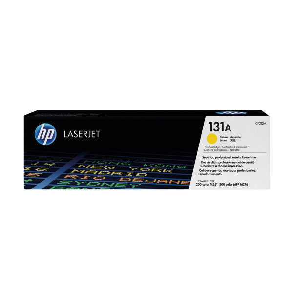 HP Toner Originalzubehör 131A ca. 1.800 Seiten gelb