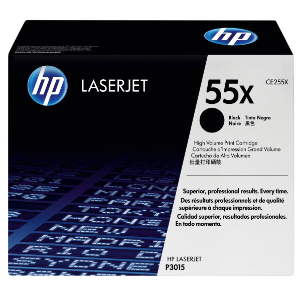 HP Toner Originalzubehör 55X ca. 12.500 Seiten schwarz