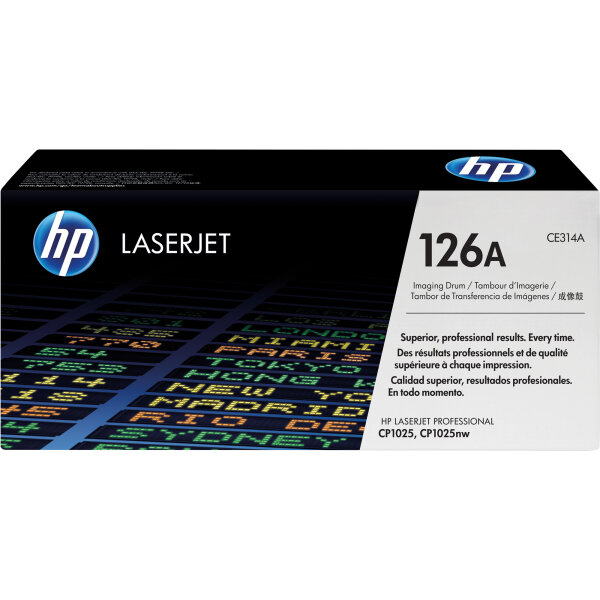 HP Trommel 126A ca. 14.000 Seiten schwarz, ca. 7.000 Seiten farbig schwarz/cyan/magenta/gelb