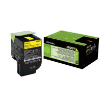 Lexmark Toner Originalzubehör 802SY ca. 2.000 Seiten...