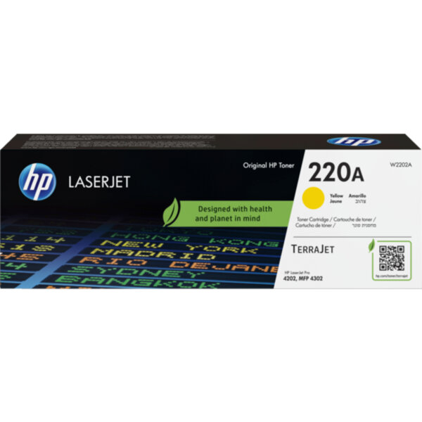 HP Toner Originalzubehör 220A ca. 1.800 Seiten gelb