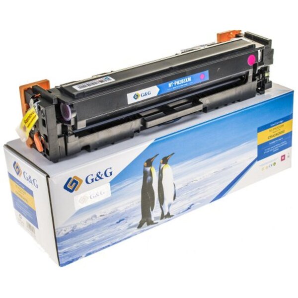 G&G Toner kein Originalzubehör Kompatibel mit: HP 203X ca. 2.500 Seiten magenta