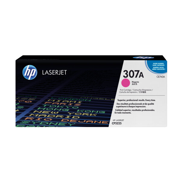 HP Toner Originalzubehör 307A ca. 7.300 Seiten magenta