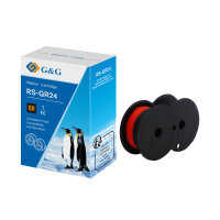 G&G Farbband GR24, GR51 Nylon schwarz/rot