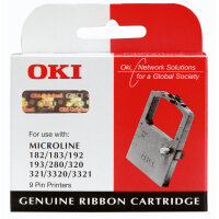 OKI Druckerfarbband 9002303 ca. 3 Mio. Zeichen Nylon schwarz
