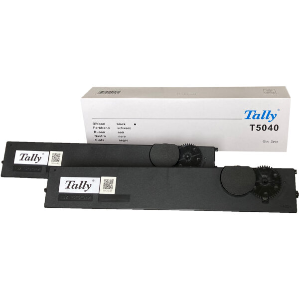 TallyGenicom Druckerfarbband 099038 ca. 10 Mio. Zeichen Nylon schwarz 2 St./Pack.