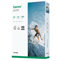tecno Kopierpapier pure DIN A4 80g/m² weiß 500...