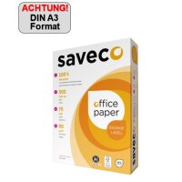 Saveco Kopierpapier Orange Label DIN A3 80g/m²...