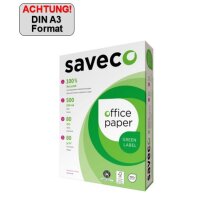 Saveco Kopierpapier Green Label DIN A3 80g/m²...