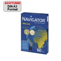 Navigator Kopierpapier Office Card DIN A3 160g/m²...