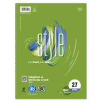 Staufen Collegeblock Style DIN A4 liniert mit Rand...