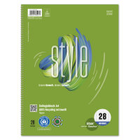 Staufen Collegeblock Style DIN A4 kariert mit Rand...