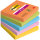 Post-it® Haftnotiz Super Sticky Notes Boost Collection 76 x 76 mm (B x H) vitalorange, limonengrün, paradiseblau, tropicalpink, ultragelb 90 Bl./Block 5 Block/Pack.