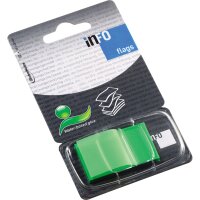 Info Haftstreifen Flags 43 x 25 mm (B x H) grün 50...