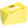 Post-it® Haftnotiz Neon Notes 127 x 76 mm (B x H) neongelb 100 Bl./Block 6 Block/Pack.