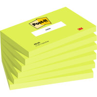 Post-it® Haftnotiz Neon Notes 127 x 76 mm (B x H)...