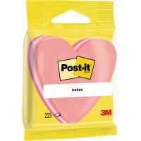 Post-it® Haftnotizwürfel Herz 70 x 22,5 x 70 mm...