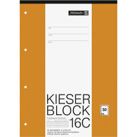 BRUNNEN Schulblock DIN A4 rautiert 80g/m²