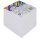 Westcott Zettelklotz 9 x 9 x 9 cm (B x H x T) 80g/m² weiß 800 Bl.
