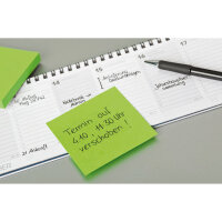 Post-it® Haftnotiz Notes neon 76 x 76 mm (B x H)...