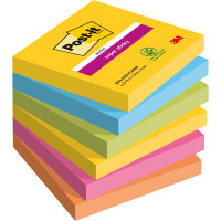 Post-it® Haftnotiz Super Sticky Notes Carnival...