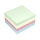 Soennecken Haftnotizwürfel 75 x 75 mm (B x H) pastellgrün, pastellgelb, pastellblau, pastellrosa 400 Bl.