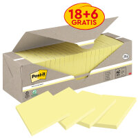 Post-it® Haftnotiz Notes 76 x 76 mm (B x H) gelb 100...