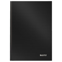 Leitz Notizbuch Solid DIN A5 kariert schwarz 80 Bl.