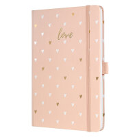 SIGEL Notizbuch Jolie DIN A5 liniert rosa 87 Bl.