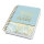 SIGEL Collegeblock Jolie DIN A5 punktkariert (dotted) 120g/m² hellblau/weiß/gold Heavenly Leaves 120 Bl.