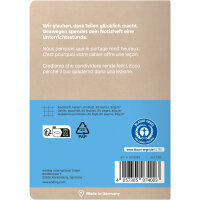 share Notizheft DIN A6 kariert 40 Bl.