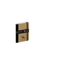 PAGNA Notizbuch Pur DIN A6 kariert natur 160 Bl.