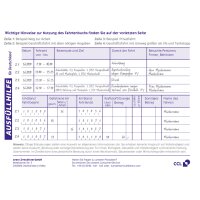 Avery Zweckform Fahrtenbuch 1221 DIN A6 quer PKW blau 32 Bl.