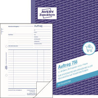 Avery Zweckform Auftragsformular 756 DIN A5 60g/m²...