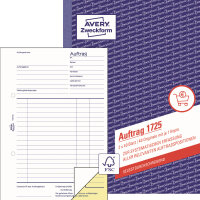 Avery Zweckform Auftragsformular 1725 DIN A5 54g/m²...