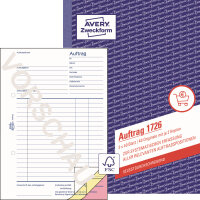 Avery Zweckform Auftragsformular 1726 DIN A5 54g/m²...