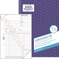 Avery Zweckform Lieferschein 723 DIN A5 nicht...