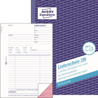 Avery Zweckform Lieferschein 726 DIN A5 nicht...