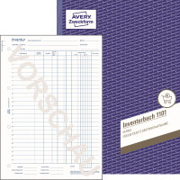 Avery Zweckform Inventurbuch 1101 DIN A4 50 Bl.