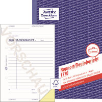 Avery Zweckform Regiebericht 1770 DIN A5...