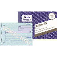 Avery Zweckform Quittung 302 DIN A6 quer nicht...